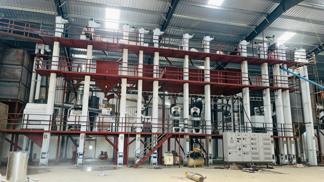 Rice mill plant complete setup 4TPH